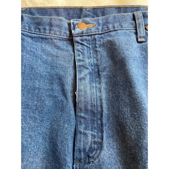 Wrangler Blue Jeans 40x32 Vintage Fit High Rise Straight Leg USA Rodeo Western - Picture 5 of 7